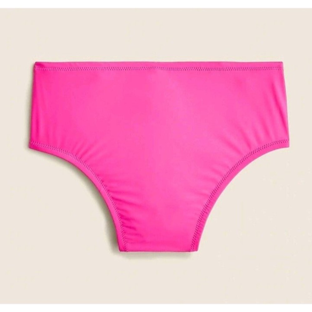 J.CREW Bikini Bottom Radiant Fuchsia High Rise Full Coverage BM642 Size XXL NWT